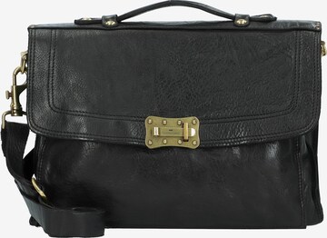 Campomaggi Document Bag in Black: front