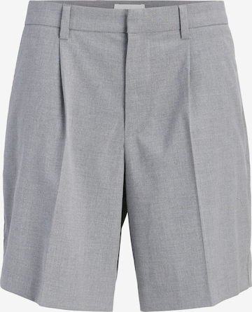 JACK & JONES - Pierna ancha Pantalón plisado en gris: frente