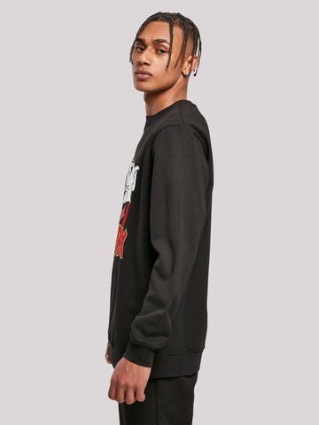 F4NT4STIC Sweatshirt 'Tom And Jerry Distressed' in Black