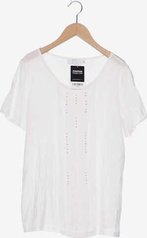 Just White Top & Shirt in XL in White: front