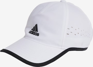 ADIDAS PERFORMANCE Športna kapa | bela barva: sprednja stran