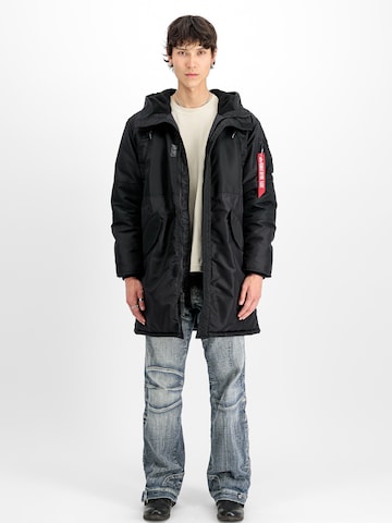 Parka de primăvară-toamnă de la ALPHA INDUSTRIES pe negru