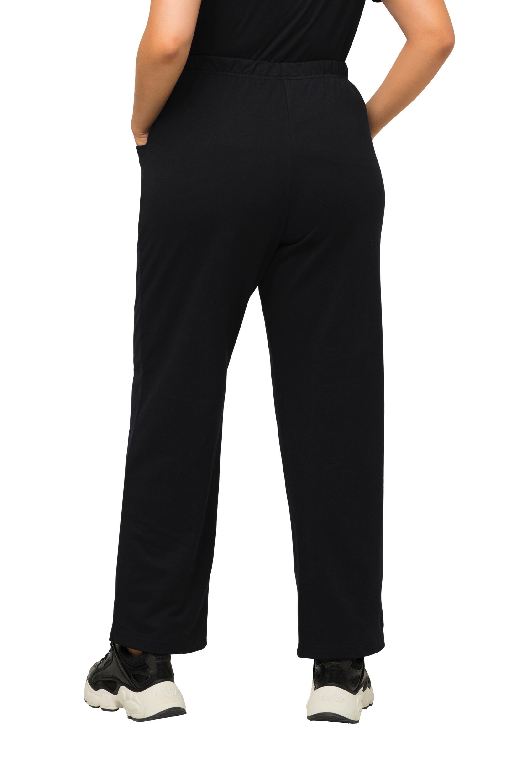 Ulla Popken Regular Broek in Zwart