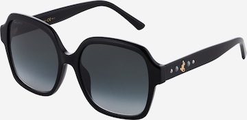 JIMMY CHOO Sunglasses in Black: front