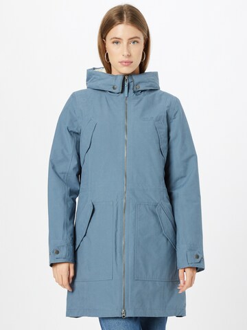 JACK WOLFSKIN Parka 'ROCKY POINT' in Blau: predná strana