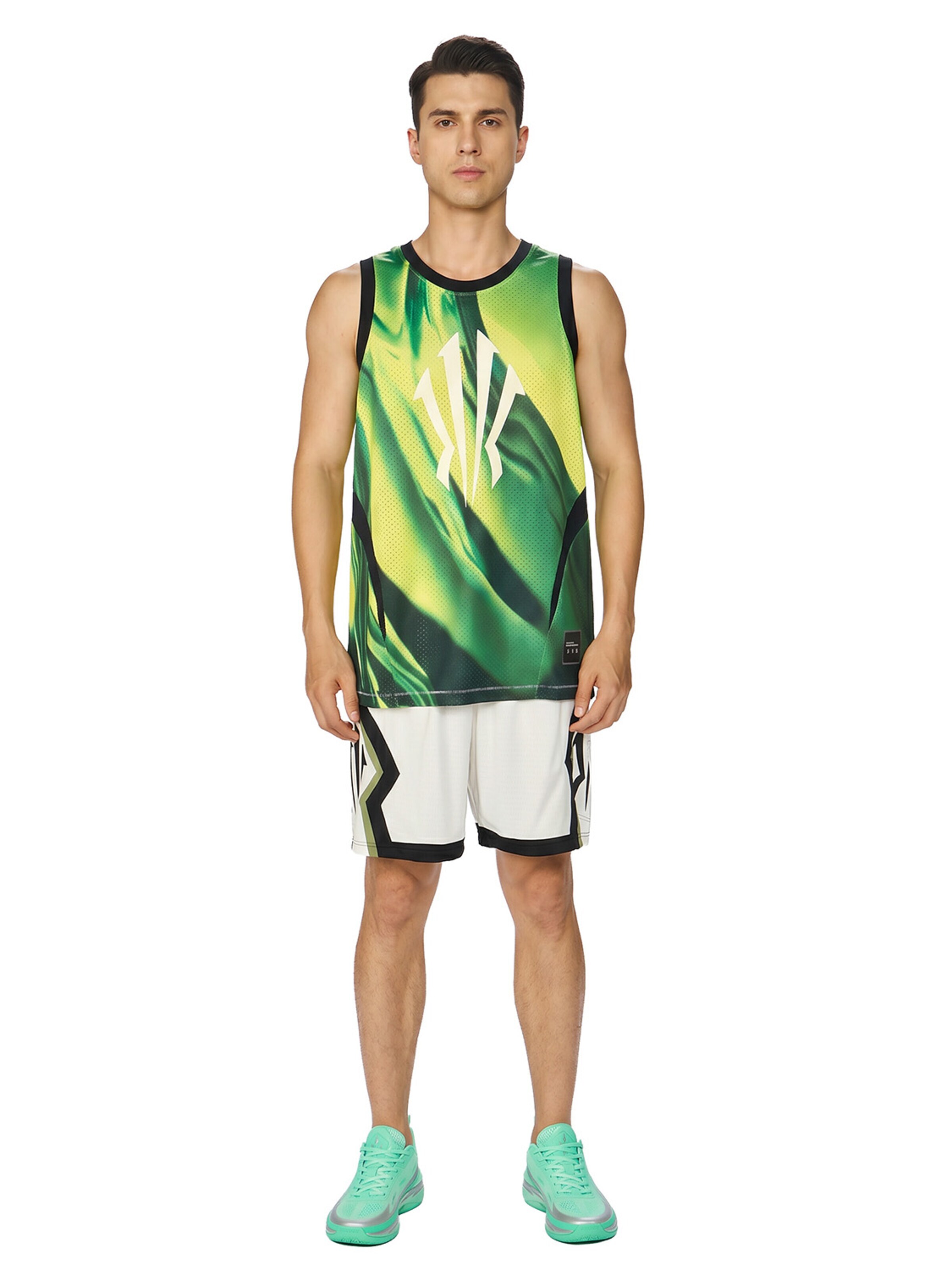 ANTA Regular Sports trousers 'ANTA KAI Metamorphosis Game Shorts' in White