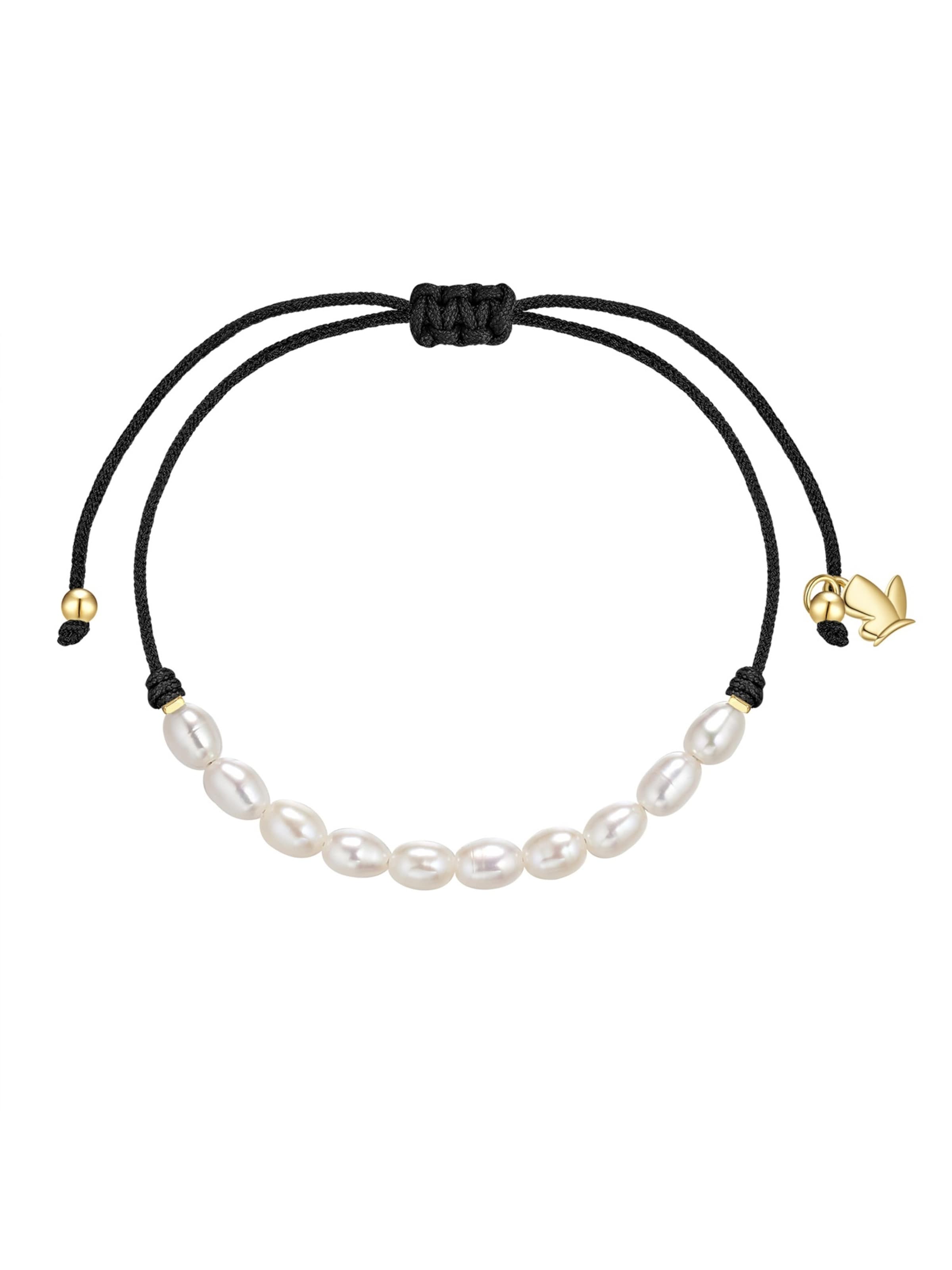Bracelet Glanzstücke München en blanc : devant