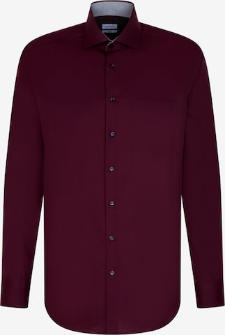 Chemise business SEIDENSTICKER en rouge : devant