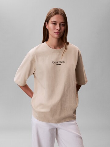 Calvin Klein Jeans Shirt in Beige: Vorderseite