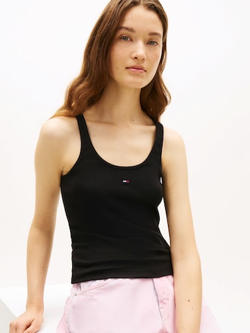 juoda Tommy Jeans Palaidinė be rankovių