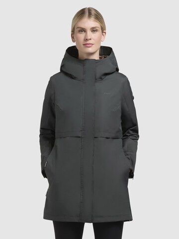 khujo Between-Season Jacket 'Lotta' in Grey: front