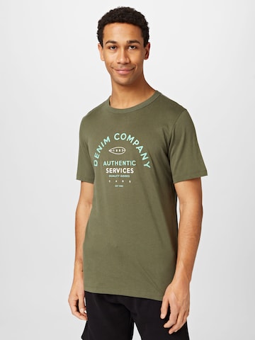 zaļš Cars Jeans T-Krekls 'DEMY': no priekšpuses
