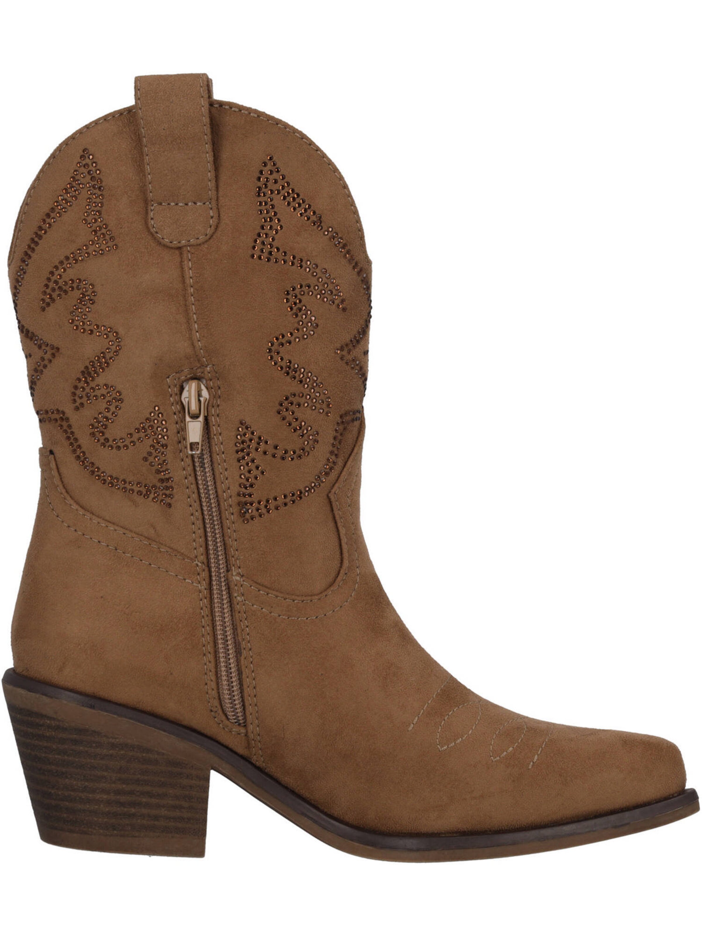 Bottes de cowboy 'Meldy' Palado by Sila Sahin en marron