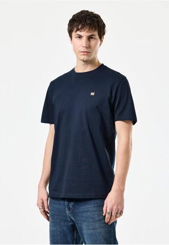 Weekend Offender Shirt 'Cannon Beach Badge' in Blue: front
