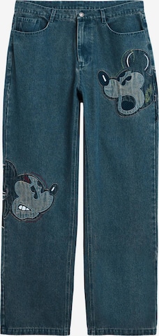mėlyna Desigual Laisvas Džinsai 'Mickey': priekis