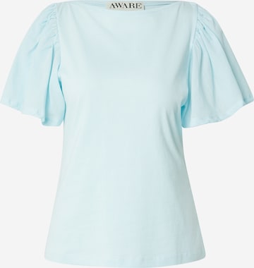 mėlyna Aware Marškinėliai: priekis