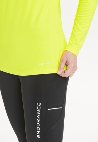 ENDURANCE Functioneel shirt 'Tusina' in Geel