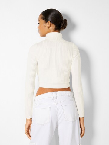 Bershka Sweater in Beige