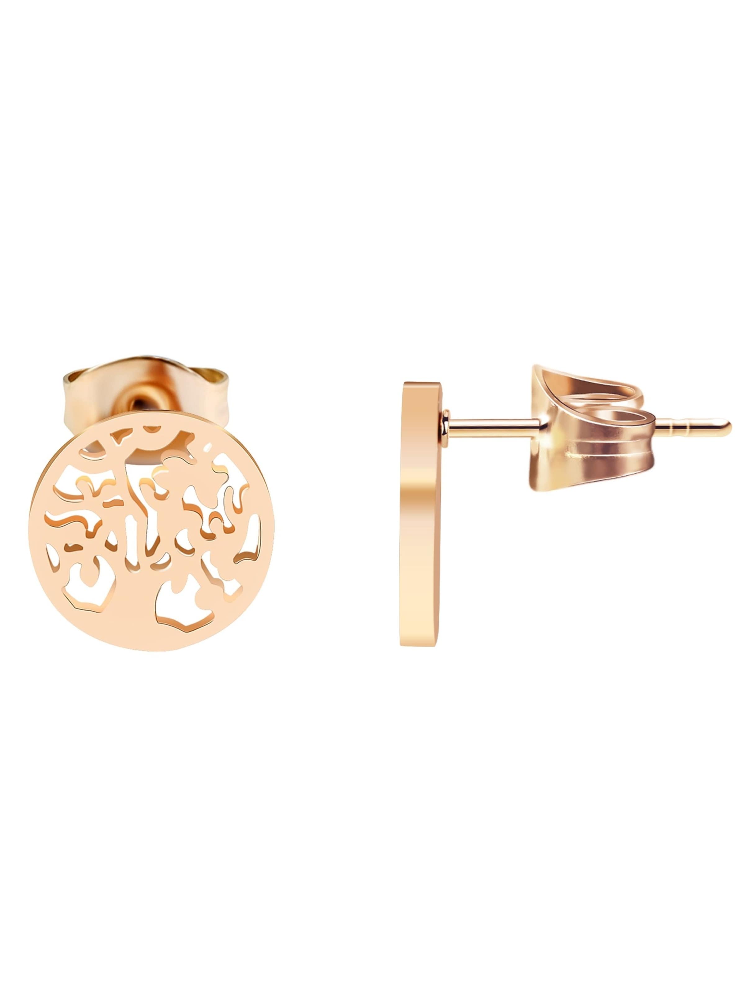 Akzent Earrings 'Oliwai, langlebig' in Gold