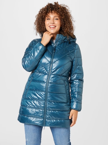 Calvin Klein Curve Prechodný kabát - Modrá: predná strana