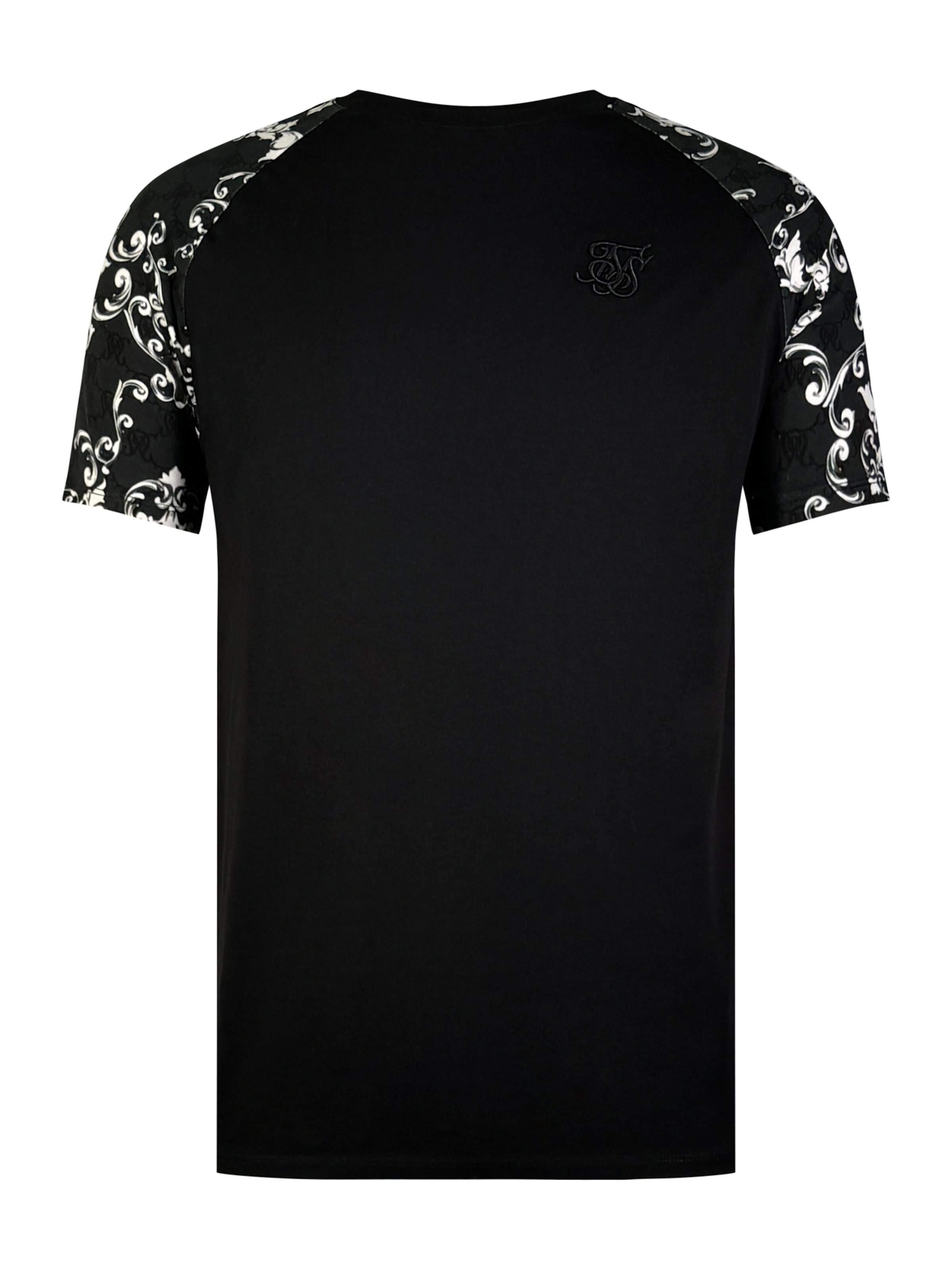 SikSilk Shirt in Zwart: voorkant