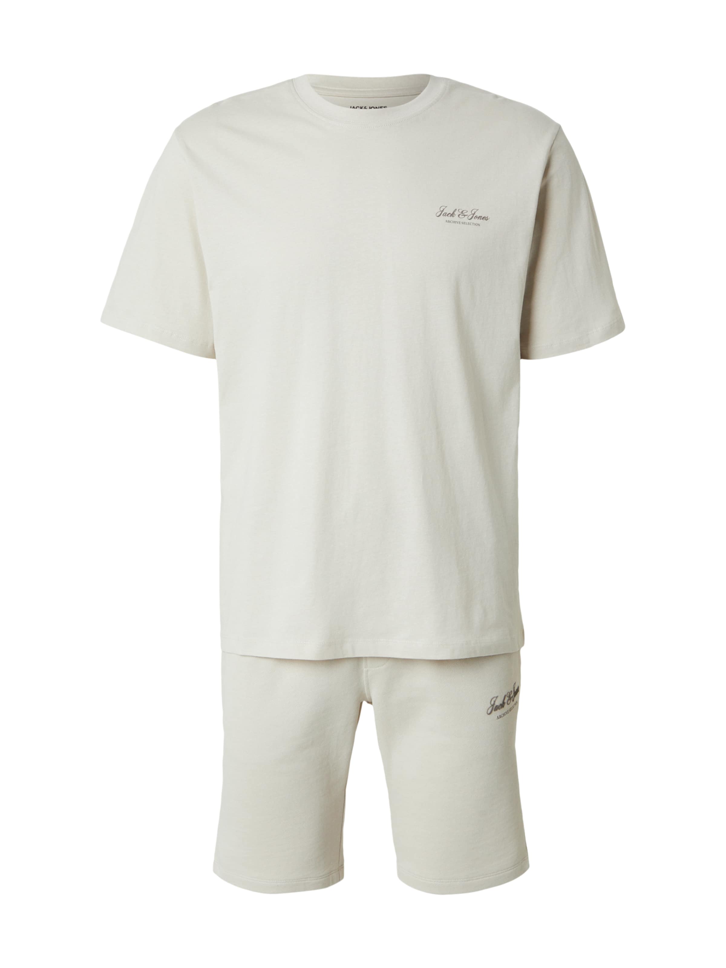 JACK & JONESJogging komplet 'JJEARCHIVE' - bež boja: prednji dio