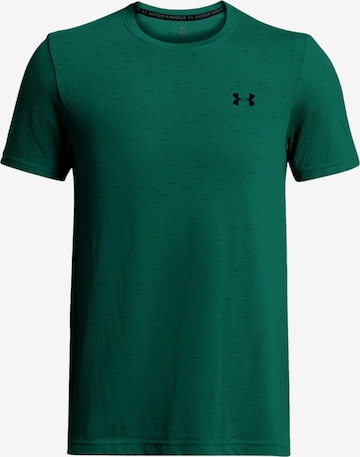 UNDER ARMOUR Performance Shirt 'Vanish Seamless' in Green: front