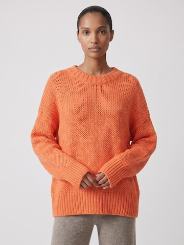 americandreams Oversizepullover 'Pepper'‌‌‌ in Orange: Vorderseite
