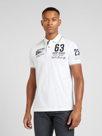 CAMP DAVID Shirt 'Cruise North' in White: front