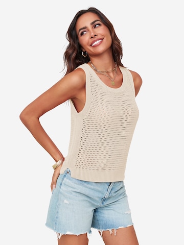 Imily Bela Вязаный топ в Бежевый