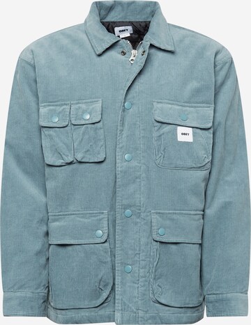 Obey Between-Season Jacket 'Eliot' in Blue: front