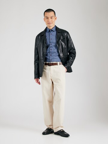 bugatti Slim fit Srajca | modra barva