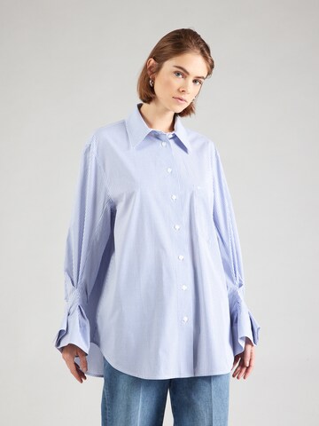 JOOP! Blouse 'Benice' in Blauw: voorkant