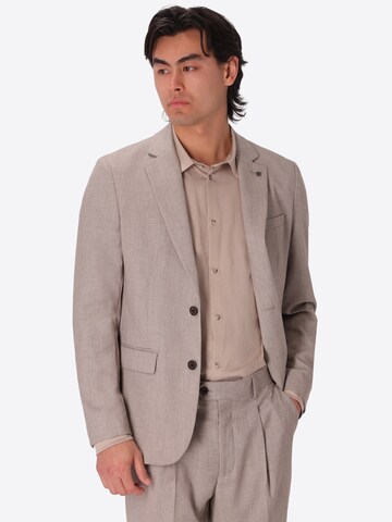 Coupe regular Veste de costume 'Acanto' Distretto12 en beige : devant