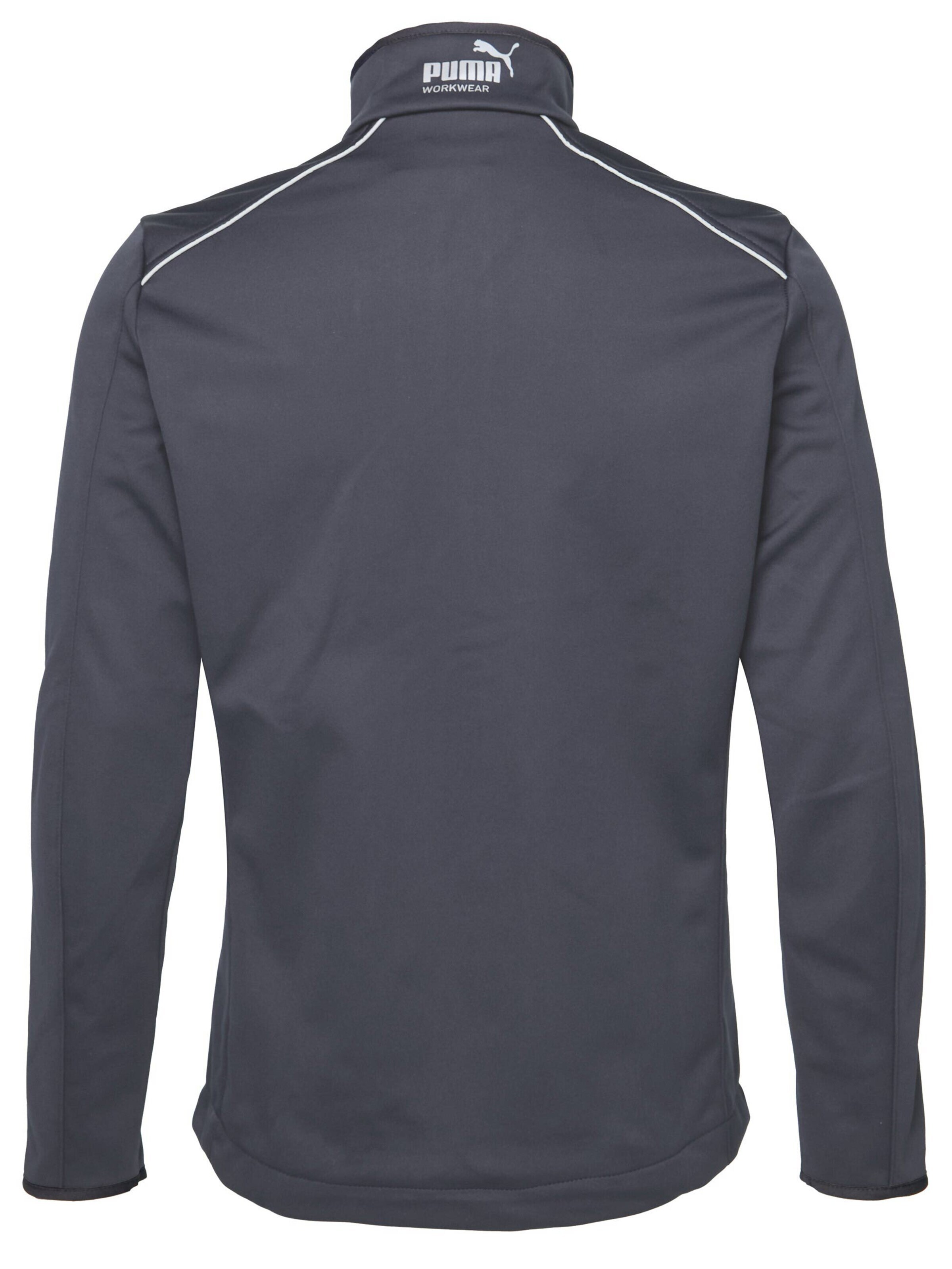 PUMA Workwear Outdoor jacket 'Puma Workwear Essentials Softshelljacke' in Grey