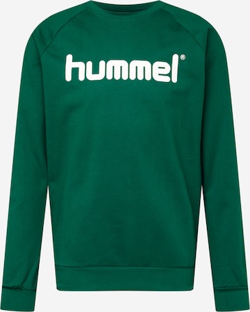 Hummel Спортивный свитшот в Зеленый: спереди