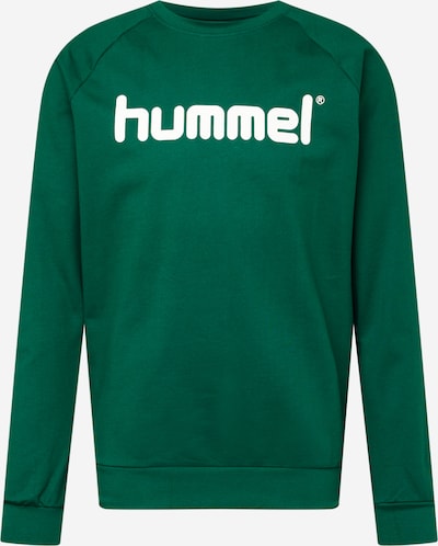Hanorac sport Hummel pe verde închis / alb, Vizualizare produs