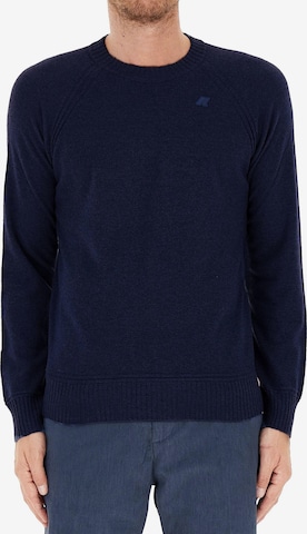 K-Way Sweater 'SEBAS' in Blue: front