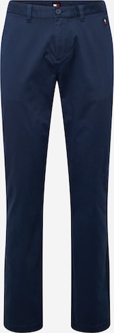 Tommy Jeans Slimfit Chino 'AUSTIN' in Blauw: voorkant