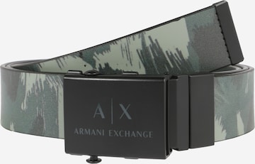 ARMANI EXCHANGE Колан в зелено: отпред