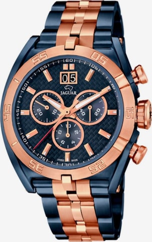 Montre à affichage analogique Jaguar en bleu : devant