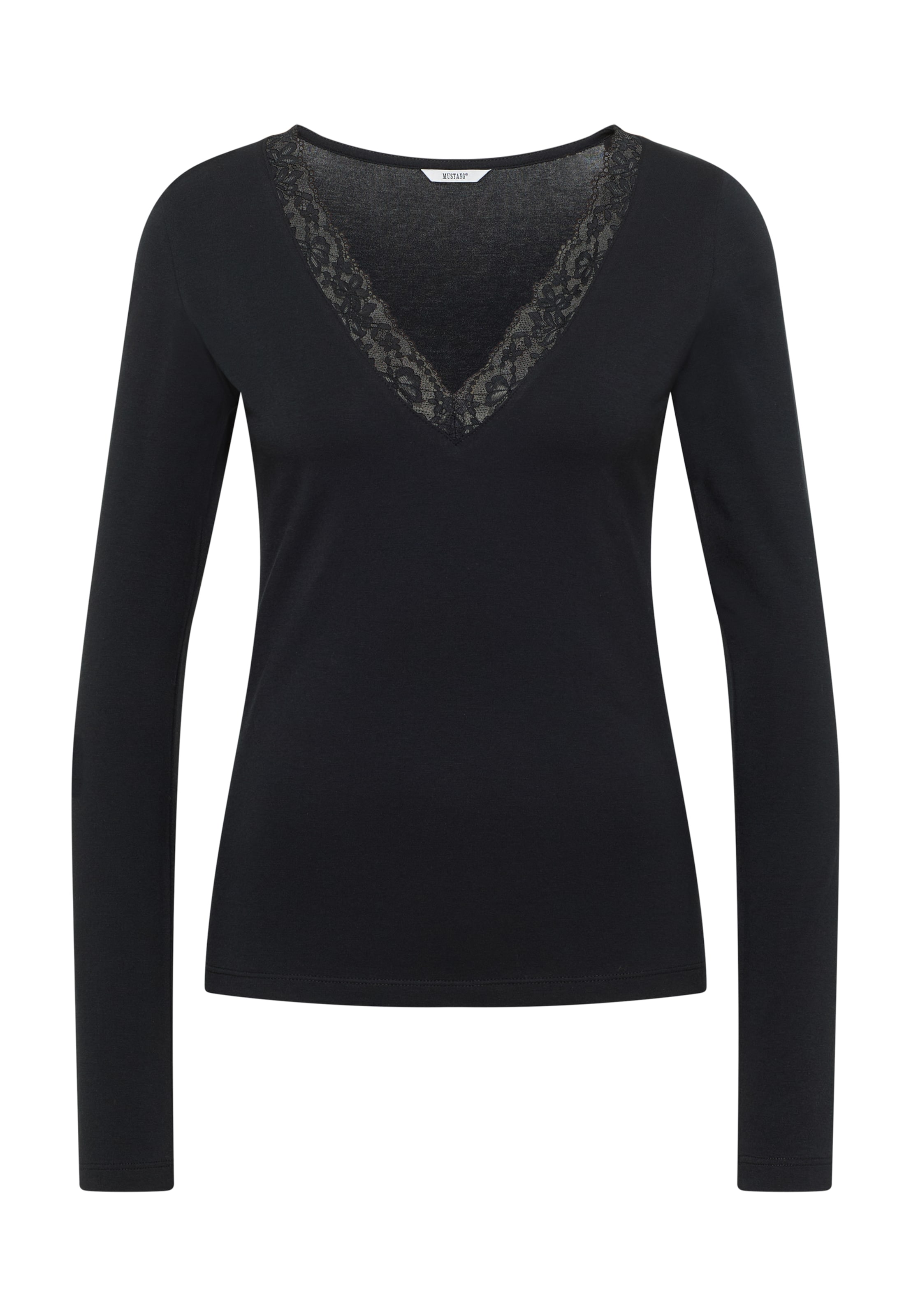 MUSTANG Shirt ' Hallie ' in Black: front