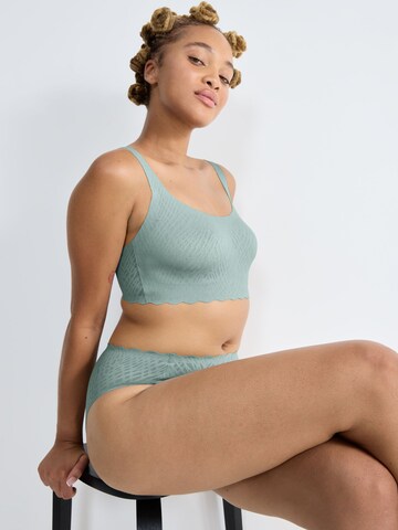 SLOGGI Bustier BH ' ZERO Feel Bliss Top ' in Blauw