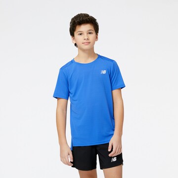 new balance - Camisa funcionais 'Accelerate' em azul: frente