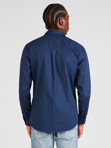 BLEND Regular fit Button Up Shirt in Blue