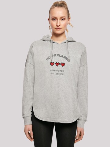 F4NT4STIC Sweatshirt 'Retro Gaming Keep it Classic' in Grau: Vorderseite