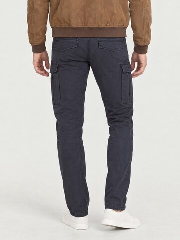 yazubi Regular Cargo Pants 'Jayden' in Blue