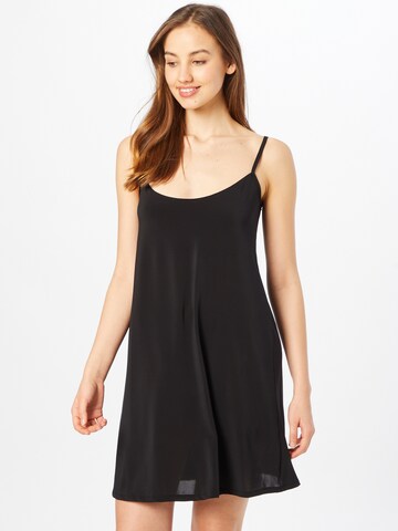 Calvin Klein Swimwear Negligee in Black: front