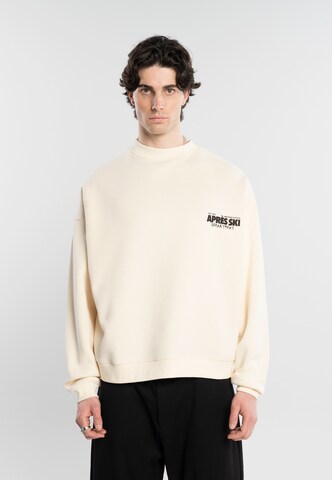 Another Cotton Lab - Sweatshirt 'Apres Ski' em branco