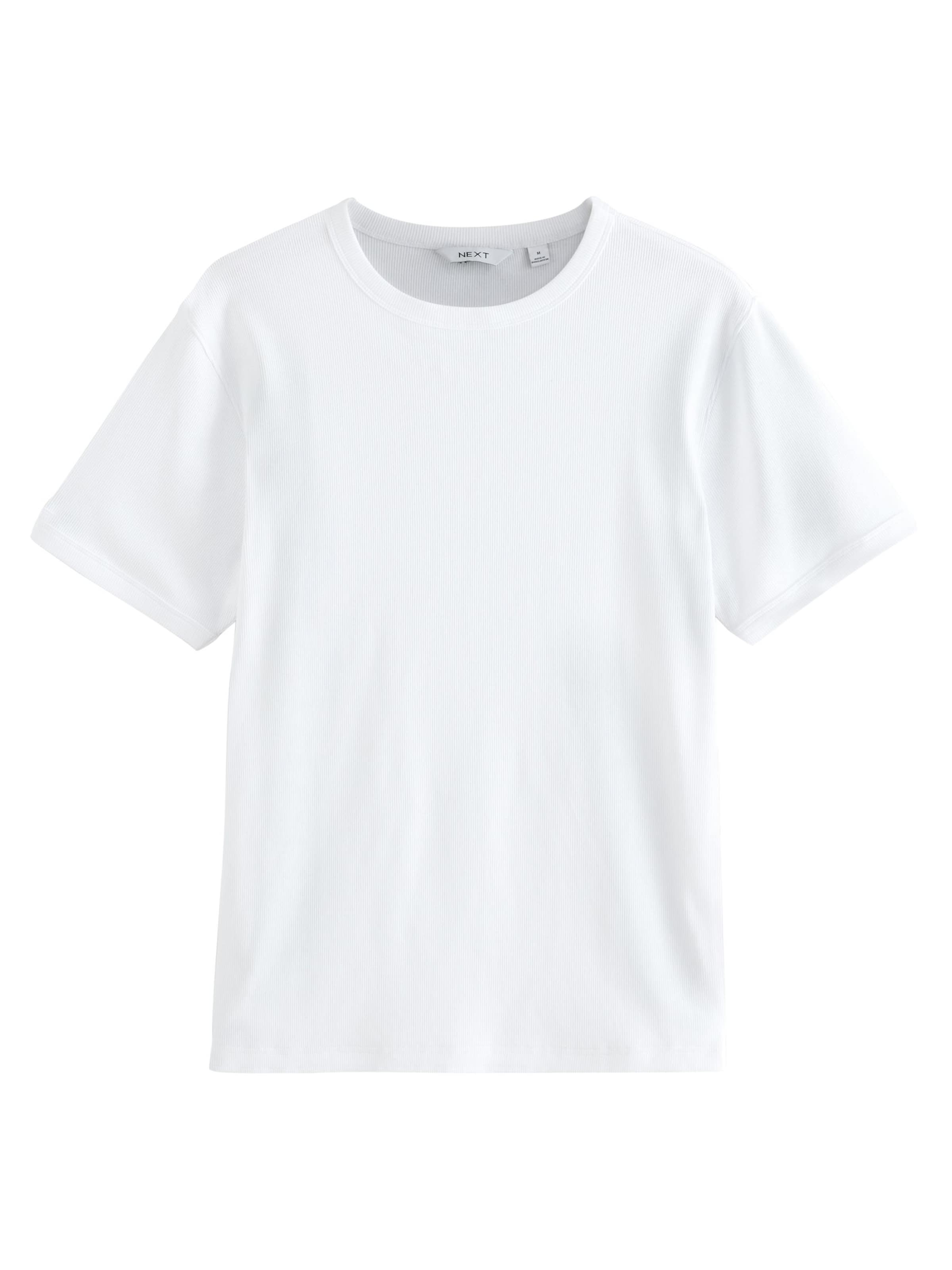 Next Shirt in Weiß: Vorderseite